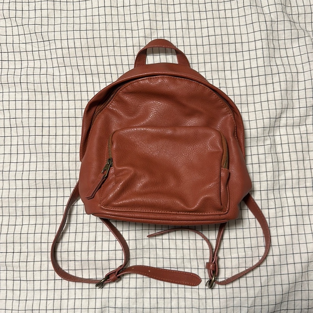 Pink mini backpack